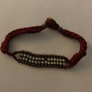 Red and gold bracelet
